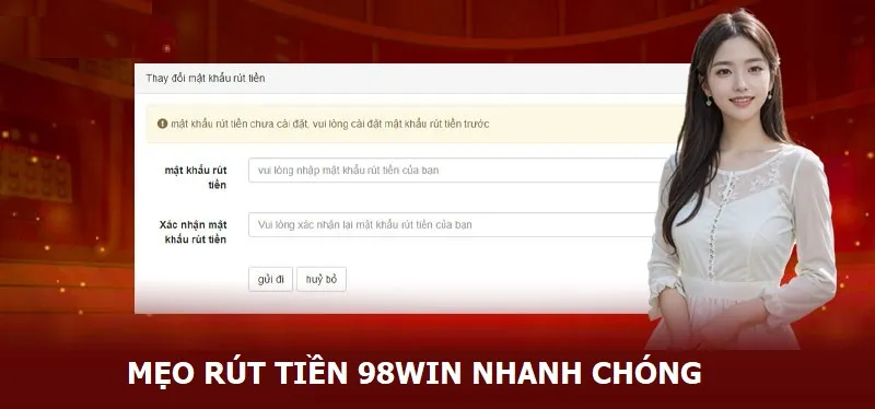 Mẹo để người chơi thực hiện rút tiền nhanh chóng